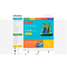 Inflatables OpenCart Template