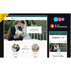 Grooms - Wedding Wear, Clothes, Accessories OpenCart Theme