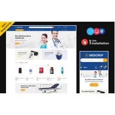 Medcrop - Medicine and Drug Multipurpose Responsive OpenCart store