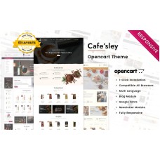 Cafesley - The Mega Cafe OpenCart Theme