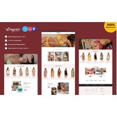 Lingerie - Lingerie, Ladies Wear, Shapewear, Swimwear & Bikini Store Opencart Theme