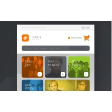 Online Tickets OpenCart Template