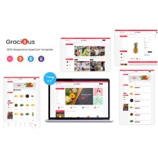 Gracious - Grocery OpenCart Template
