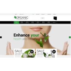 Organic Cosmetics Store OpenCart Template