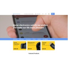 Home Electronics OpenCart Template