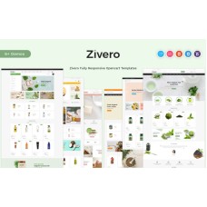 Zivero - Organic & Beauty OpenCart Template