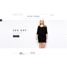 Plus Sizes OpenCart Template