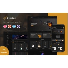 Guitro - Music OpenCart Template