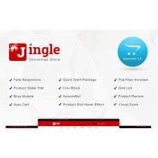 Jingle Gift Store 3.x OpenCart Template