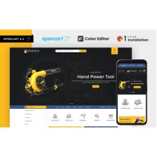 Genious Power Tools OpenCart Template