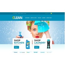 Home Cleaning Supplies OpenCart Template