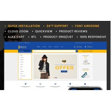 Zenon Fashion Store OpenCart Template