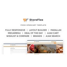 StoreFlex - Food Responsive OpenCart Template