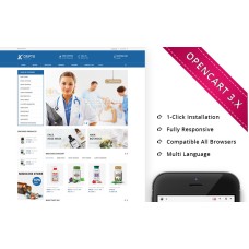 Cripto Medical Store - Responsive OpenCart Template