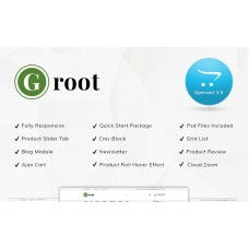 Groot Nursery Store - Responsive OpenCart Template