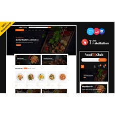 Foodclub – Food and Restaurant Multipurpose Responsive OpenCart Store