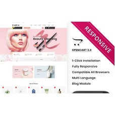 Beautes - The Mega Cosmetic Store OpenCart Template
