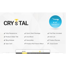 Crystal Jewelry Store OpenCart Template