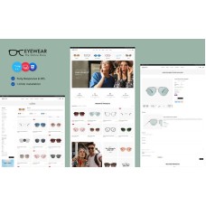 Eyewear - Eye Glasses, Goggles, and Sunglass Multipurpose Opencart Theme