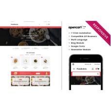 Foodvera - The Fast Food and Restaurant Store Opencart Theme