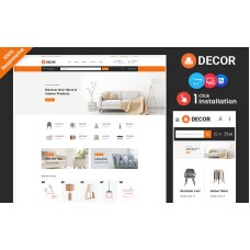 Decor - Furniture and Lighting Multipurpose Responsive OpenCart Store