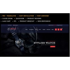 Versace Watch Store Opencart template