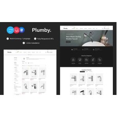 Plumby - Plumbing, Bathroom Accessories Store Opencart Template