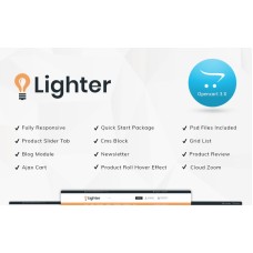 Lighter Light Store OpenCart Template