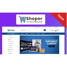 Shopper Electronics Responsive Theme OpenCart Template