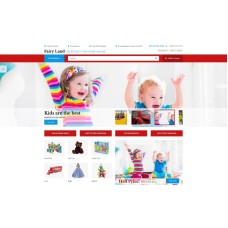 Faury Land - Kids Toys & Clothes OpenCart Template
