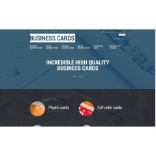 Business Cards Store OpenCart Template