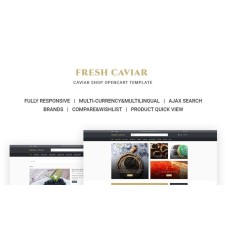 Fresh Caviar - Caviar Shop OpenCart Template