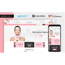 Cosmetics Beauty Store Responsive OpenCart Template