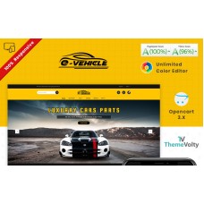E Vehicle Auto Part Tools Shop OpenCart Template