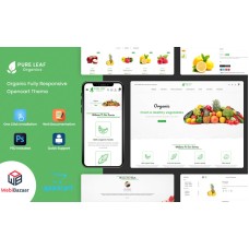 PureLeaf - Grocery Shopping Mall OpenCart Template
