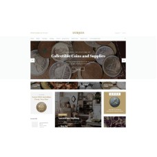 Antiques - Collectible Coins & Supplies OpenCart Template