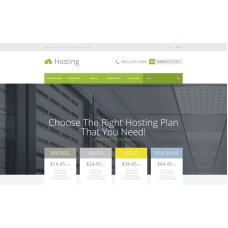 Hosting Provider OpenCart Template