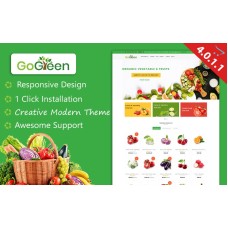Gogreen - Organic ang Grocery OpenCart Template