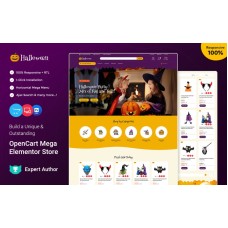 Halloween - Halloween party, Gift and Christmas OpenCart theme