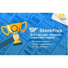 StoreFlex - Responsive Multipurpose Template + RTL OpenCart Template