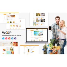 Woop - Grocery Store OpenCart Template