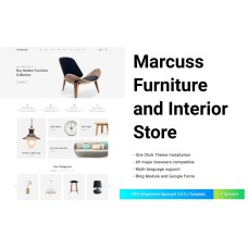 Marcuss Furniture & Interior Responsive OpenCart Store