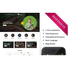 Rush - The Gardening Tools OpenCart Template