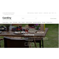Gardiny - Furniture Parallax Elegant OpenCart Template