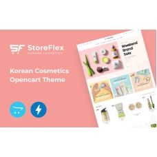 StoreFlex - Korean Cosmetics eCommerce Template OpenCart Template