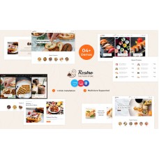 Restro - Sushi, Japanese, Chinese Restaurants Store OpenCart Theme