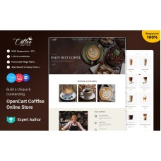 Coffee - Tea, Coffee, Drinks, and Beverages Store OpenCart Theme