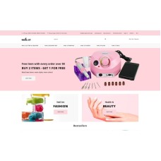 Nails co. - Beauty Supply Store Multipage Stylish OpenCart Template