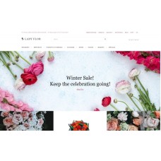 Lady Flor - Flower Shop Multipage Creative OpenCart Template