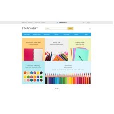 Stationery OpenCart Template